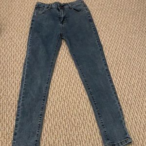 YesStyle blue skinny jeans